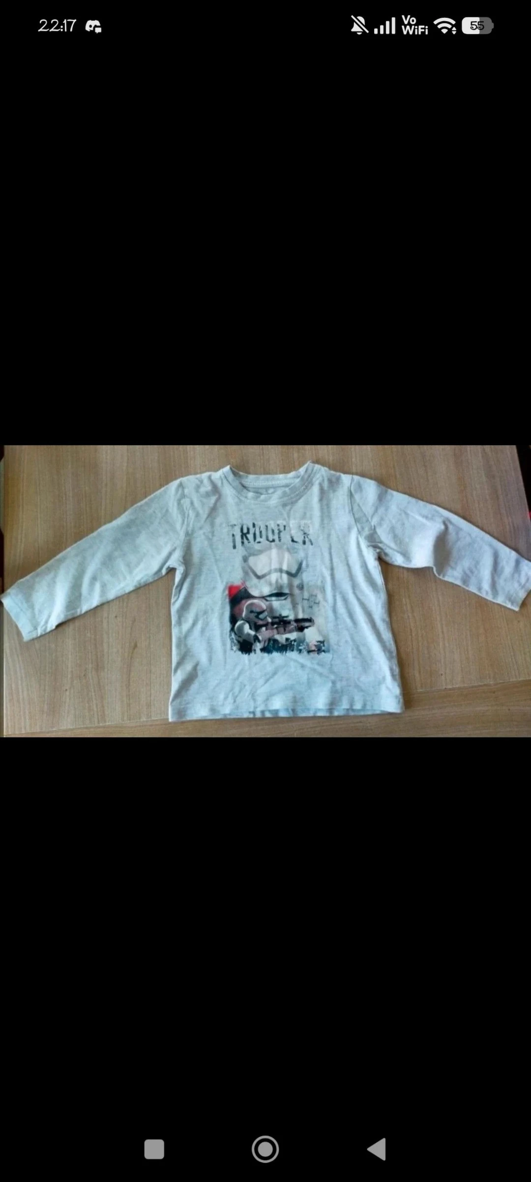 🌟 T-shirt manches longues Star Wars 4 ans